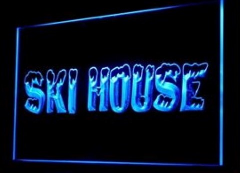 Ski House LED Neon Sign